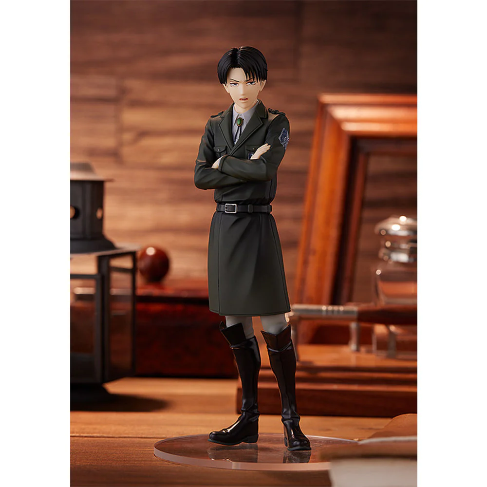 TLT Exclusive : Attack on Titan Shingeki no Kyojin Levi Ackerman Pop Up Parade Figure by Good Smile Company - Image 2