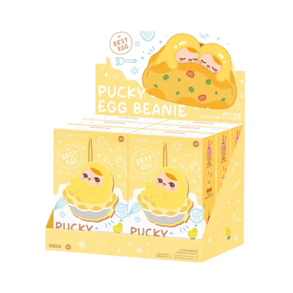 Pucky Egg Beanie Series-Hand Towel Blind Box By Pop Mart - Image 3