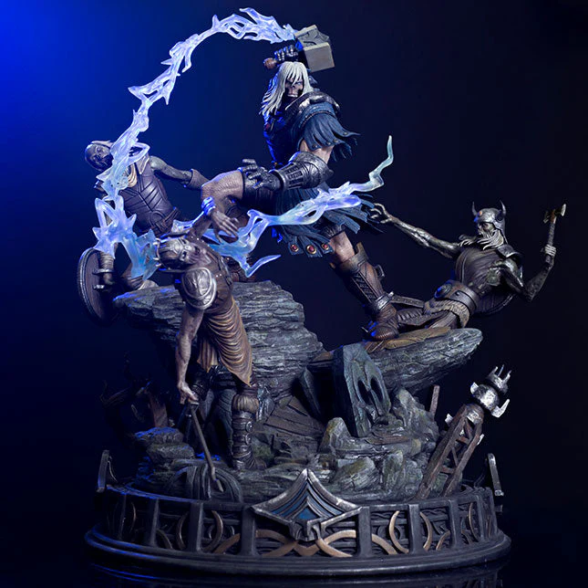 Rangnarok Thor elite Diorama statute By Figurama - Image 2