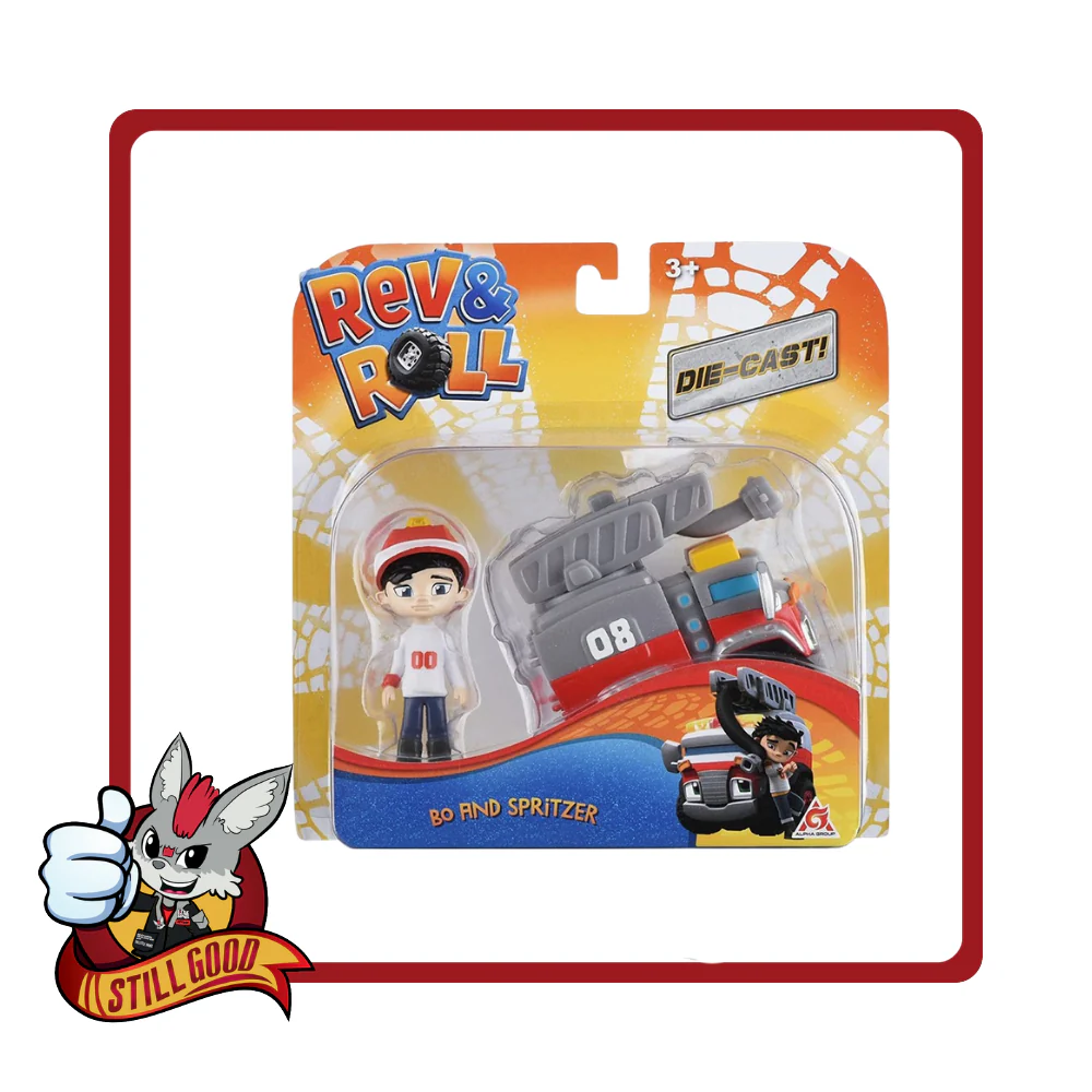 Rev&Roll-Die Cast Bo And Spritzer [DAMAGE BOX]