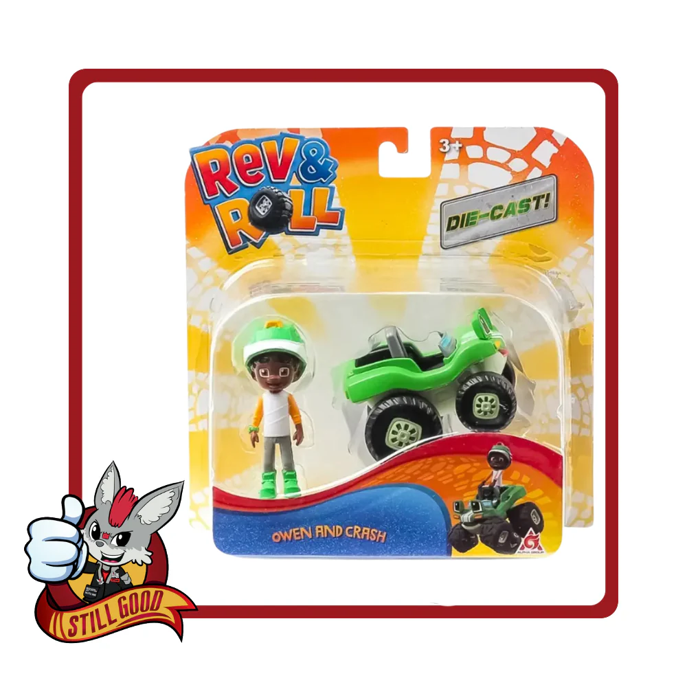 Rev&Roll-Die Cast Owen And Crash [DAMAGE BOX]
