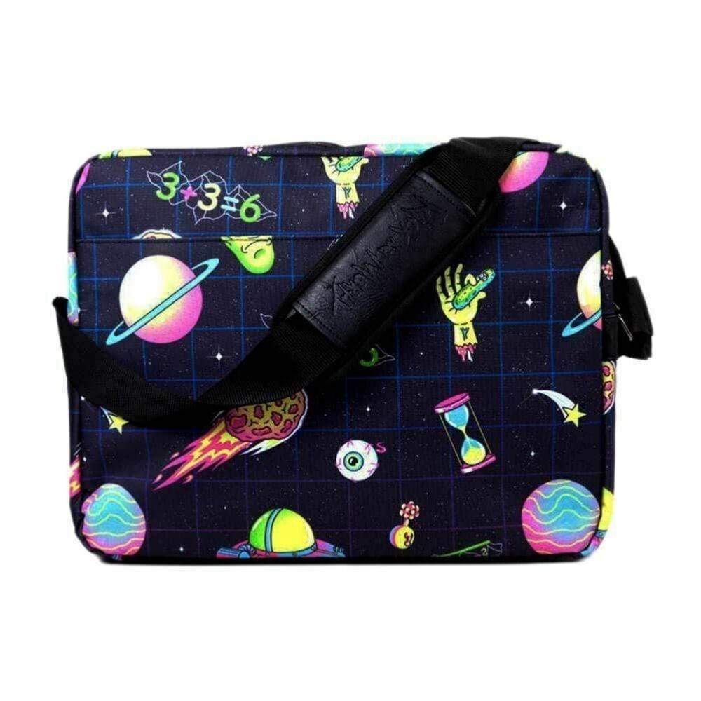 Rick And Morty Space All Over Print Messenger Bag with Flock - Image 3