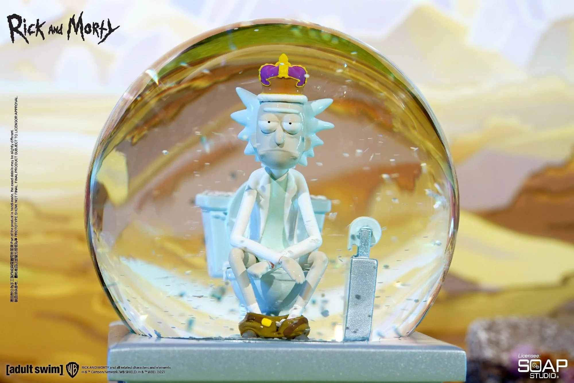 Rick & Morty - Throne of Loneliness Snow Globe By SOAP STUDIO - Image 6