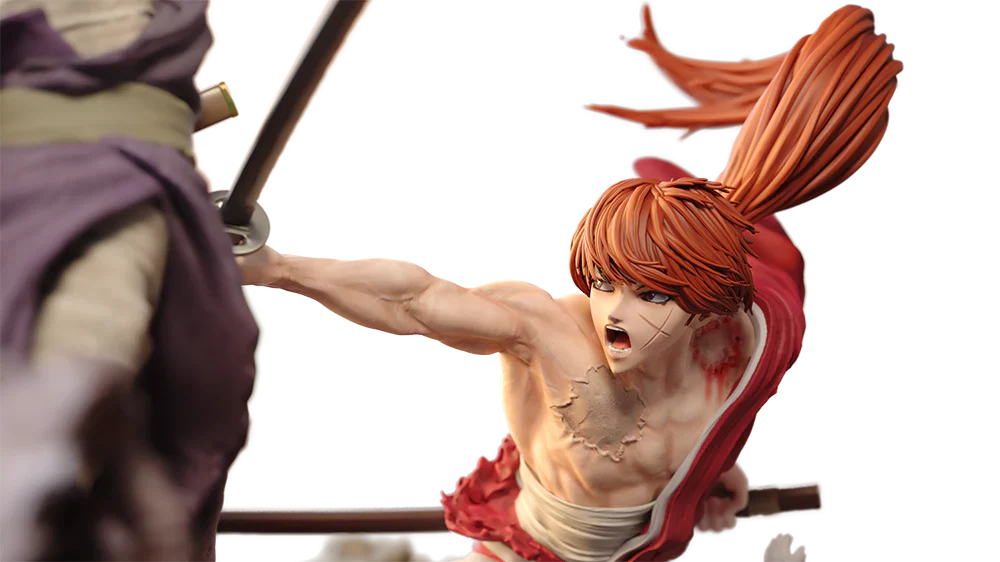 Rurouni Kenshin Elite Exclusive Kenshin VS Shishio (25th Anniversary) Limited Edition 1/6 Scale Statue - Image 3