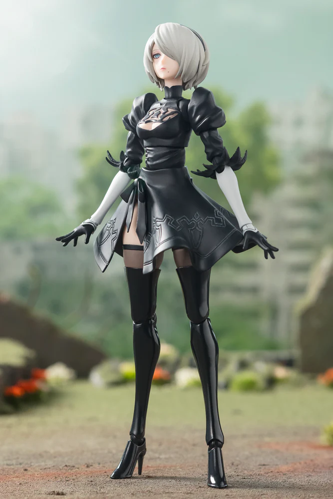 NieR: Automata Ver1.1a S.H.Figuarts 2B Action Figure By Bandai Tamashii - Image 2