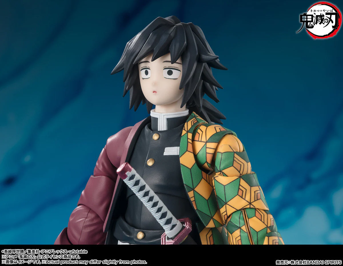 Demon Slayer: Kimetsu no Yaiba S.H.Figuarts Giyu Tomioka Action Figure By Bandai Tamashii - Image 3