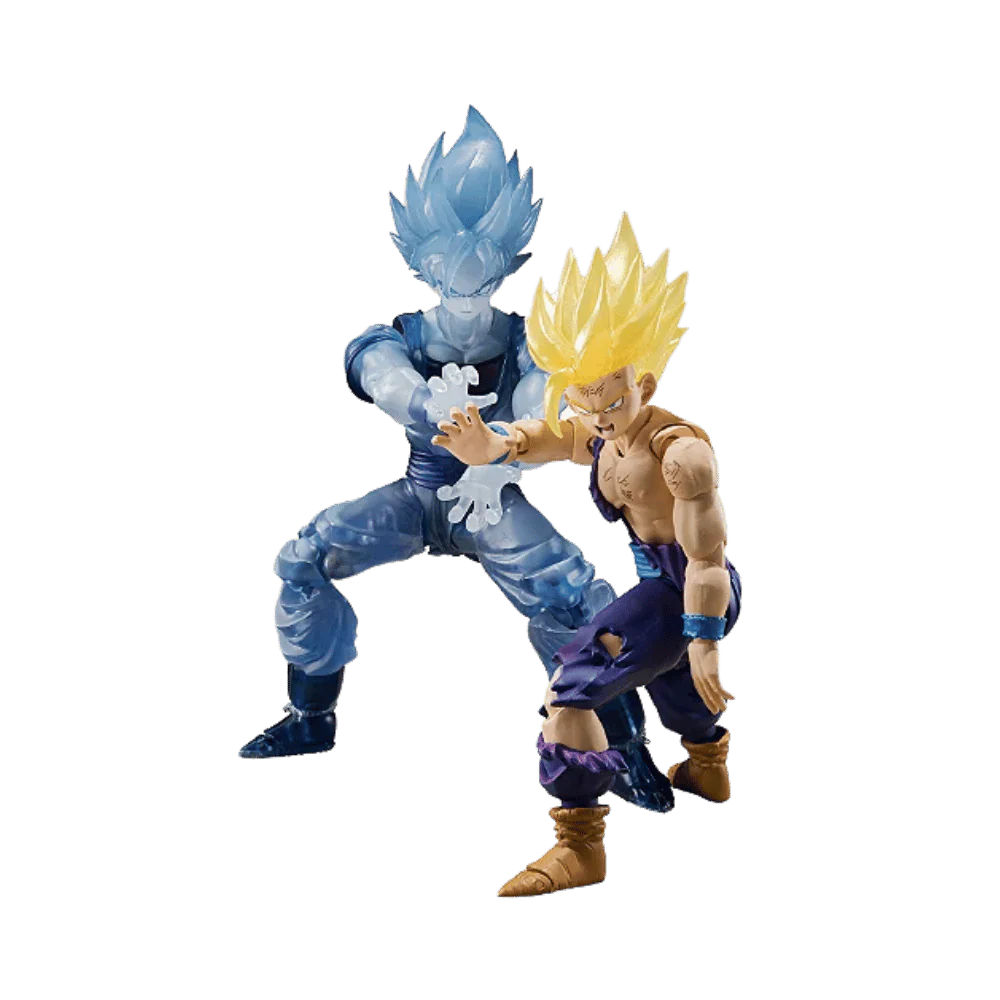 Dragon Ball Son Goku & Son Gohan Exc.Edition SH Figuarts Action Figure By Bandai Tamashii