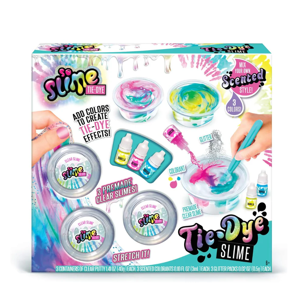 Slime Premade - Tie Dye Kit By Canal Toys