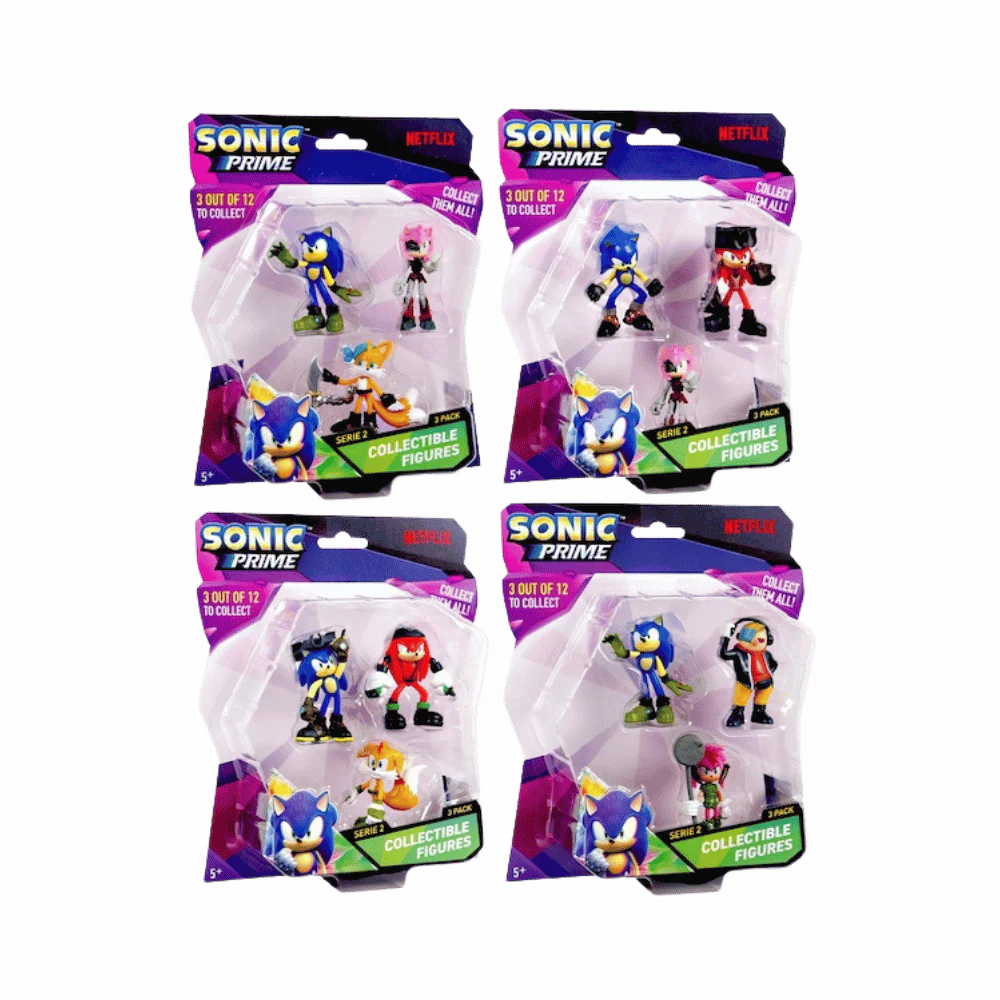 SONIC FIGURE BLISTER 3IN1 PACK (1 Random)