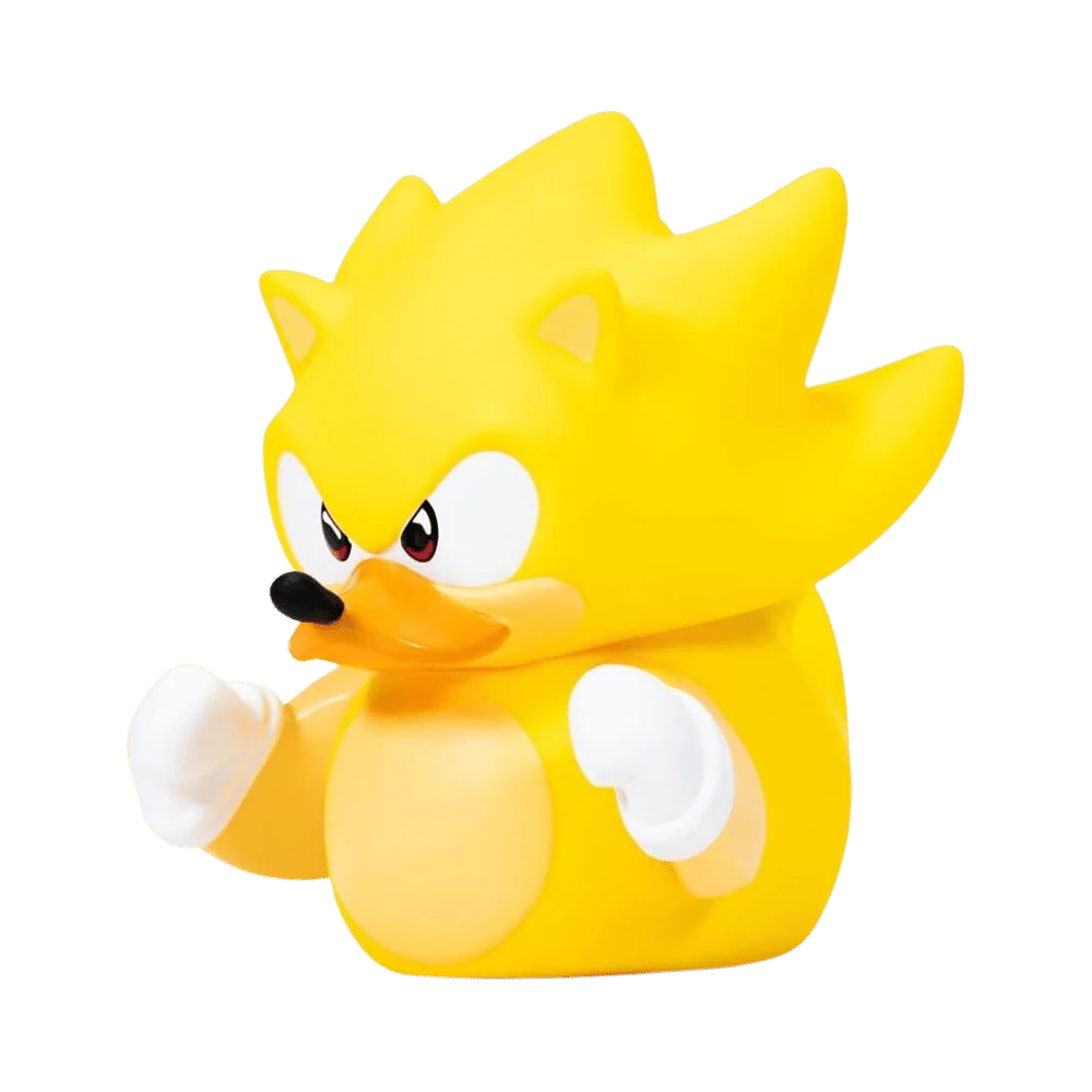 Sonic Super Sonic Rubber Duck By TUBBZ