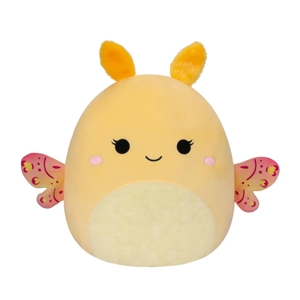 Squishmallow Kellytoy Plush 20" Miry The Yellow Moth