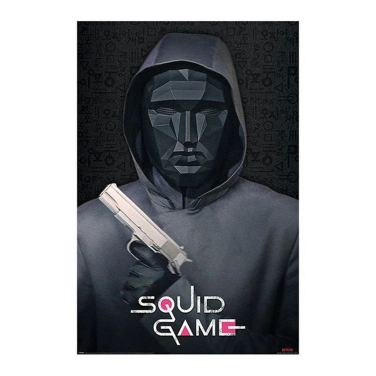 Squid Game Mask Man 61X91 cm Poster by Grupo Erik