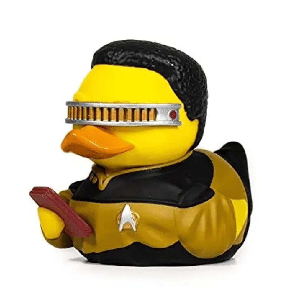 Star Trek Geordi La Forge Cosplaying Rubber Duck By TUBBZ