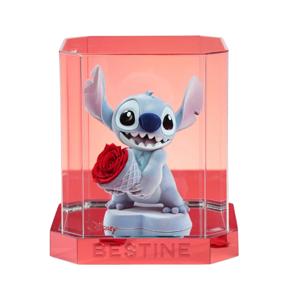 Disney Stitch Preserved Flower Confession Bouquet (Acrylic Version) Gifts By Betine