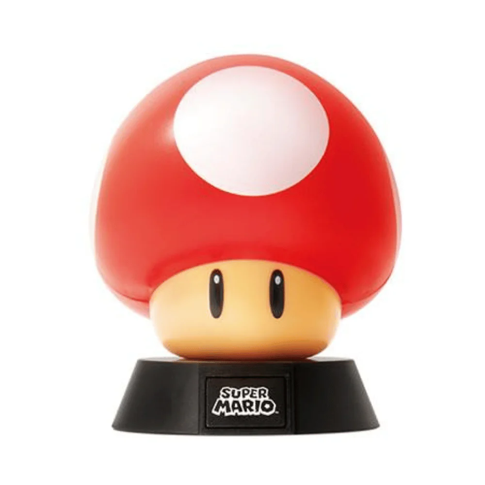 Super Mario Bros. Character Light (Super Mushroom) Lamps By San - ei