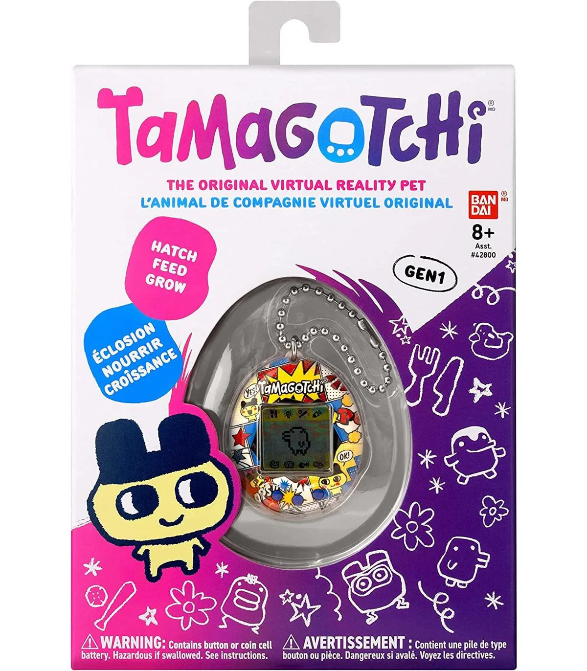 Tamagotchi Virtual Reality Pet Comic Strip Style (Gen 1) - Image 2