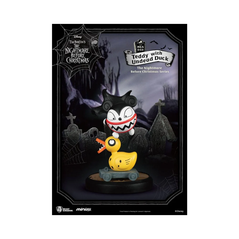 Nightmare Before Christmas - Vampire Teddy Mini Egg Attack Figure by Beast Kingdom - Image 3