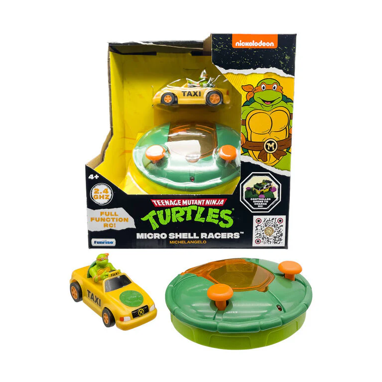 Teenage Mutant Ninja Turtles Remote Control Micro Shell Racers - Michaelangelo - Image 3