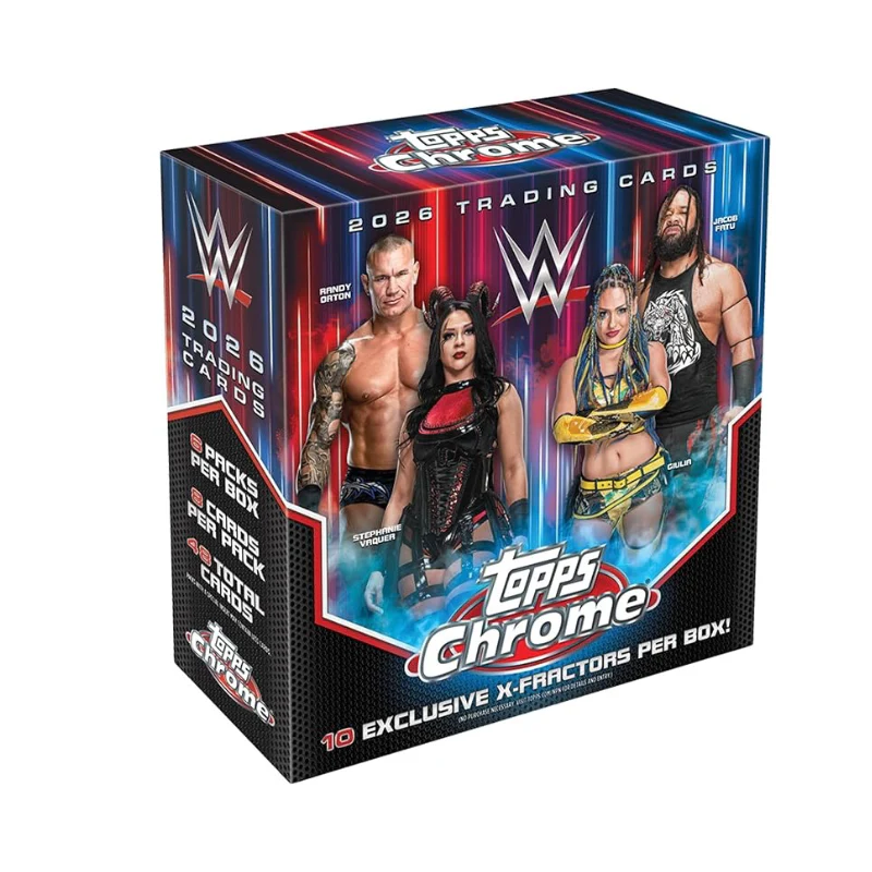 Topps Chrome WWE Mega Box 2026  (1 Single Pack) - Image 2