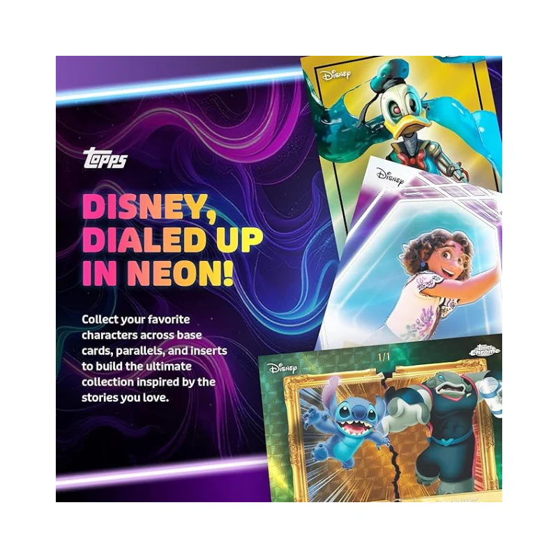 Topps Disney Neon Value 2026 (1 Sealed Box) - Image 3