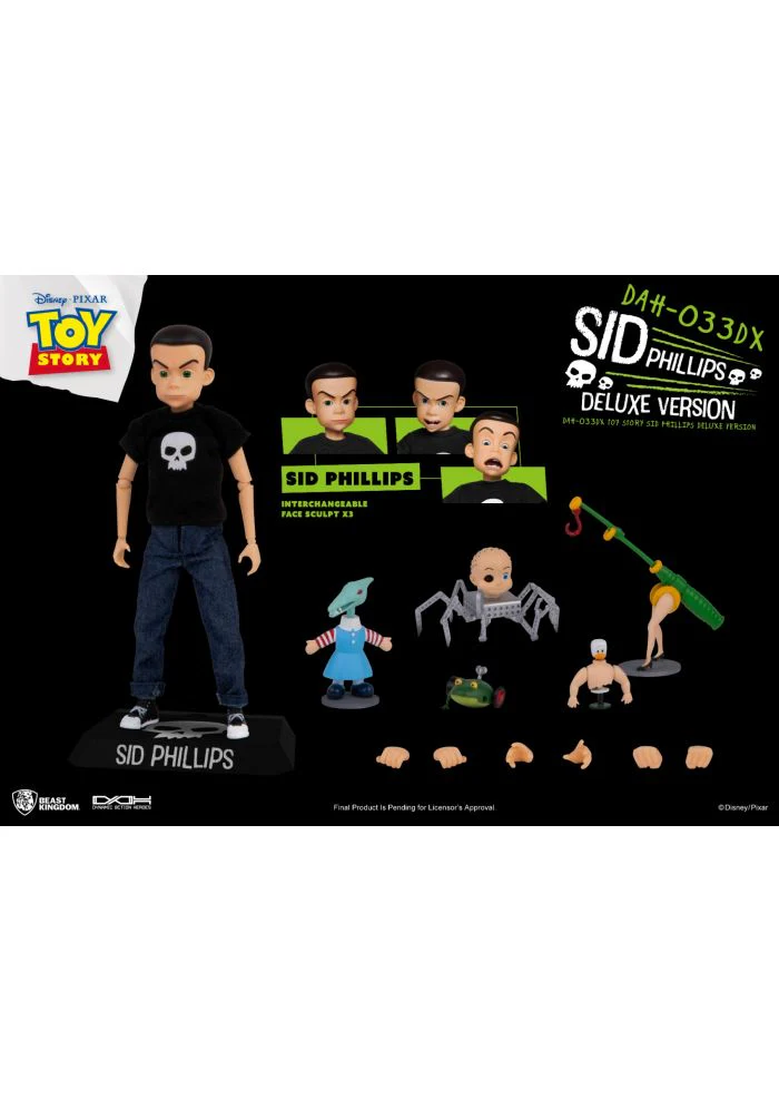 TOY STORY Sid Phillips ACTION HEROES ACTION FIGURE  by Beast Kingdom - Image 6
