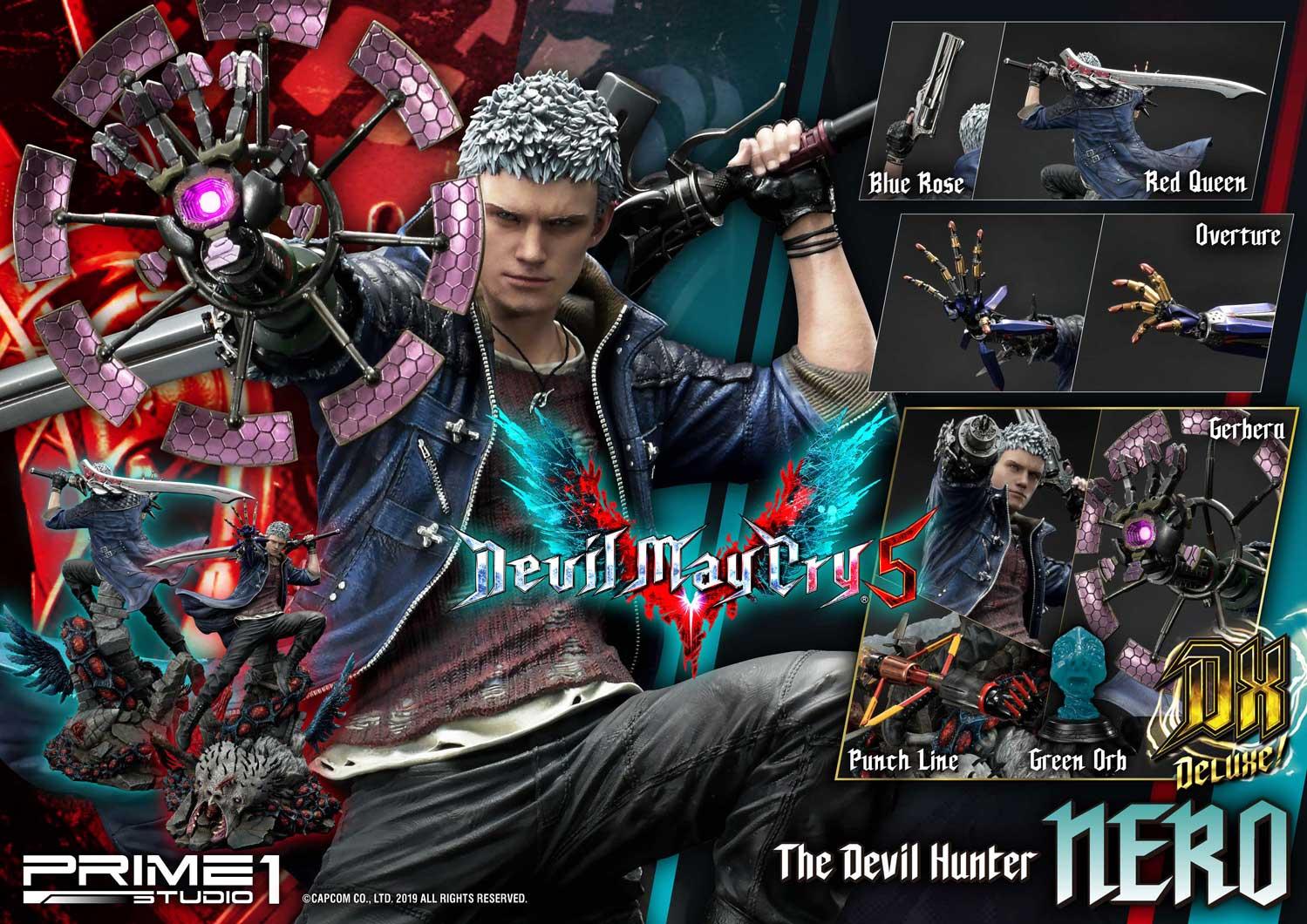 Ultimate Premium Masterline Devil May Cry 5 Nero Deluxe Version 1/4 scale By Prime 1 Statue - Image 2