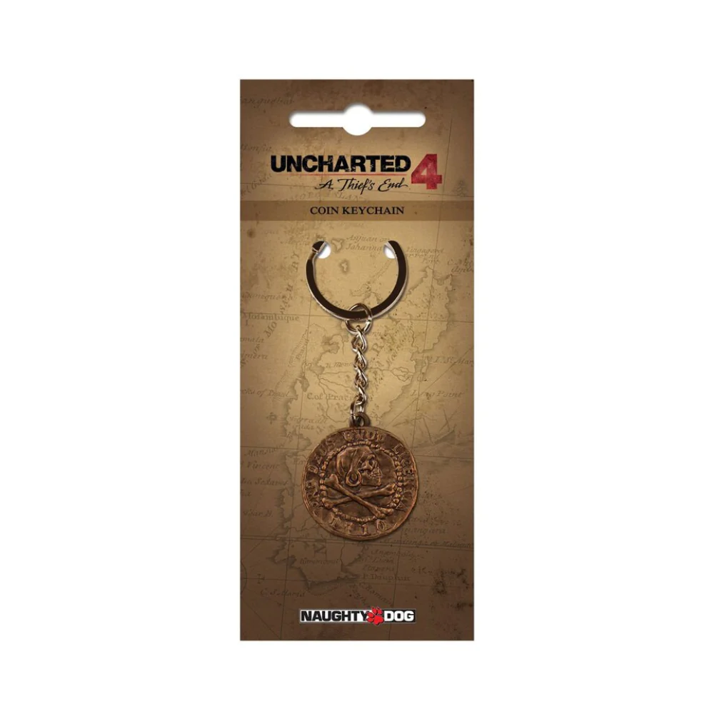 Uncharted 4: A Thief's End Pirate Coin Keychain