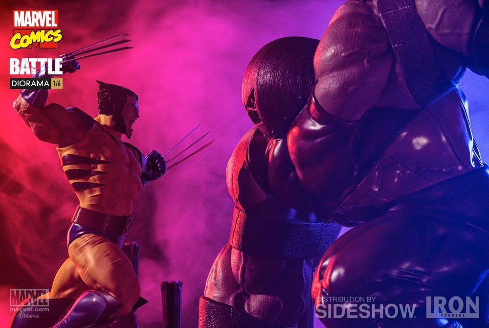 Marvel Wolverine vs Juggernaut 1/6 Scale Battle Diorama Figure by Iron Studios - Image 4