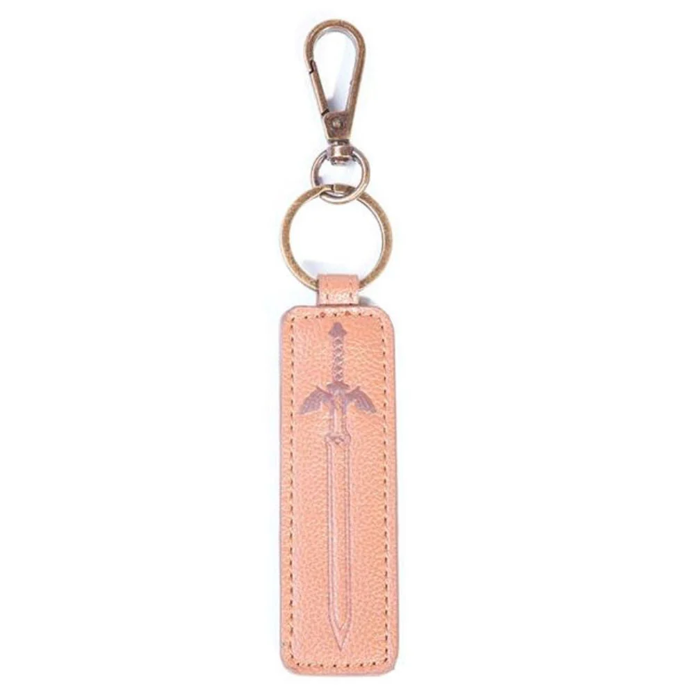 Zelda PU Keychain With Sword